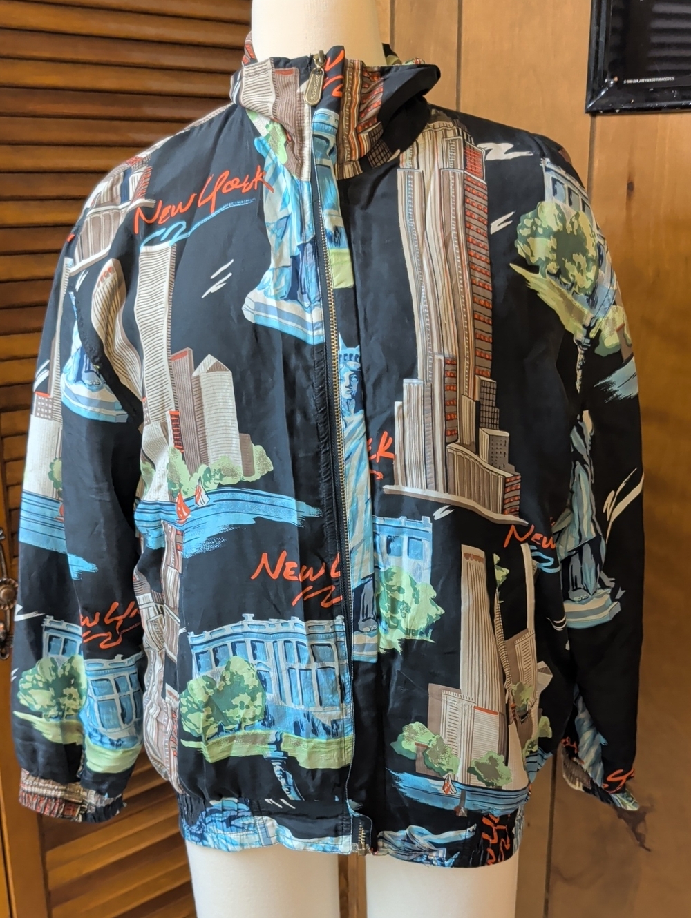 Fuda International New York 100% Silk Jacket